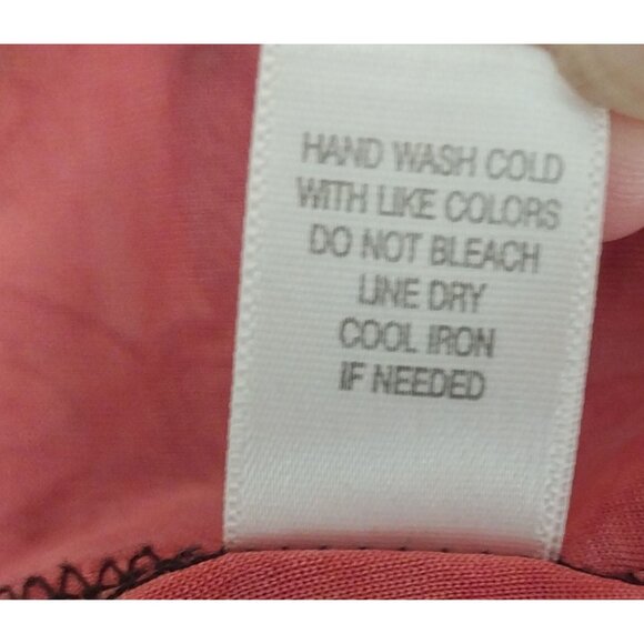 CJ Banks Womens Floral Print Top W/ Sequined Detail 3/4 Sleeve Lightweight Multi - Picture 8 of 8